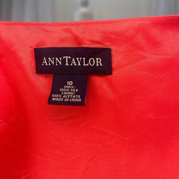 Ann Taylor Sleeveless Silk Wrap Blouse Barbie Core Pink Ladies Size 10 - Picture 5 of 6